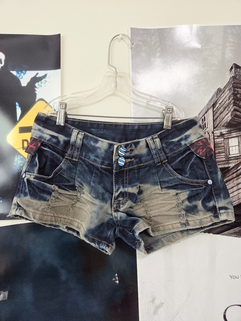 Y2K Mcbling Denim Shorts
